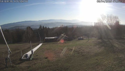 Spodní část sjezdovky