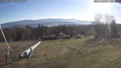 Spodní část sjezdovky