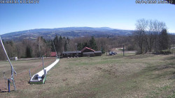 Spodní část sjezdovky