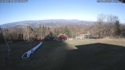 Spodní část sjezdovky