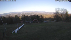 Spodní část sjezdovky