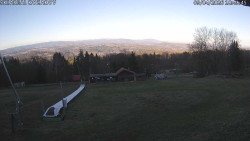 Spodní část sjezdovky