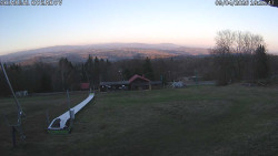 Spodní část sjezdovky