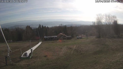 Spodní část sjezdovky