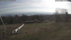 Spodní část sjezdovky