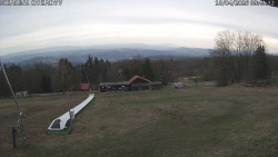 Spodní část sjezdovky