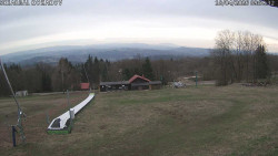 Spodní část sjezdovky