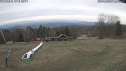 Spodní část sjezdovky