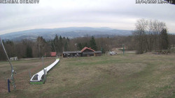 Spodní část sjezdovky