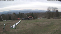 Spodní část sjezdovky