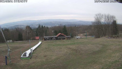 Spodní část sjezdovky