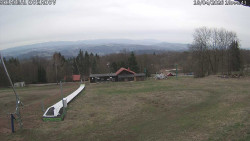 Spodní část sjezdovky