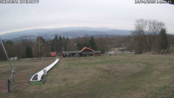 Spodní část sjezdovky