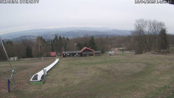 Spodní část sjezdovky