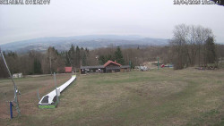 Spodní část sjezdovky