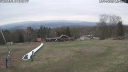 Spodní část sjezdovky