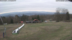 Spodní část sjezdovky