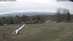 Spodní část sjezdovky