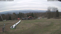 Spodní část sjezdovky