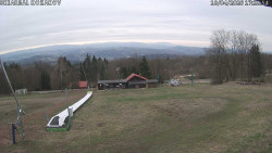 Spodní část sjezdovky