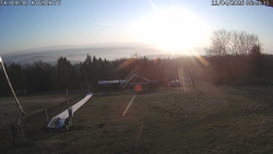 Spodní část sjezdovky