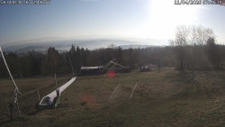 Spodní část sjezdovky