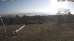 Spodní část sjezdovky