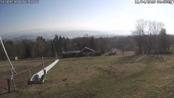 Spodní část sjezdovky