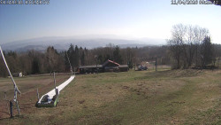 Spodní část sjezdovky