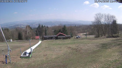 Spodní část sjezdovky