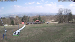 Spodní část sjezdovky