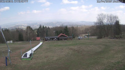 Spodní část sjezdovky