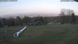 Spodní část sjezdovky