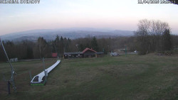 Spodní část sjezdovky