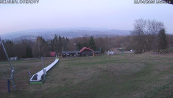 Spodní část sjezdovky