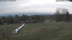 Spodní část sjezdovky