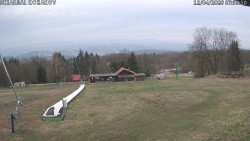 Spodní část sjezdovky