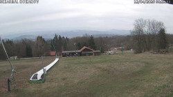 Spodní část sjezdovky