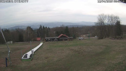 Spodní část sjezdovky