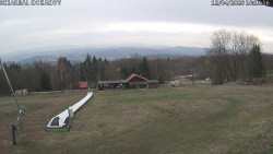 Spodní část sjezdovky