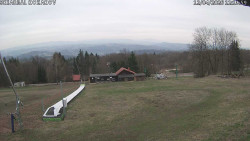 Spodní část sjezdovky