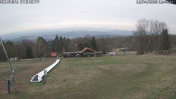 Spodní část sjezdovky