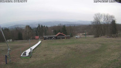 Spodní část sjezdovky