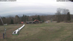 Spodní část sjezdovky