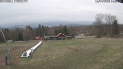 Spodní část sjezdovky