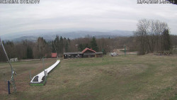 Spodní část sjezdovky