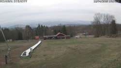 Spodní část sjezdovky