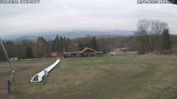 Spodní část sjezdovky