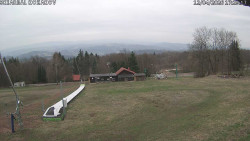 Spodní část sjezdovky