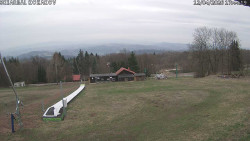 Spodní část sjezdovky